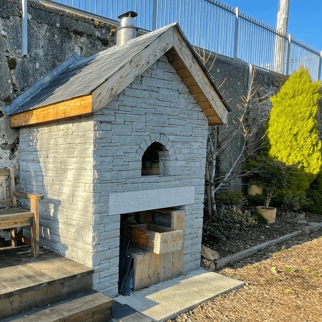 Pizza oven at Top of the City Garden in Waterford City.